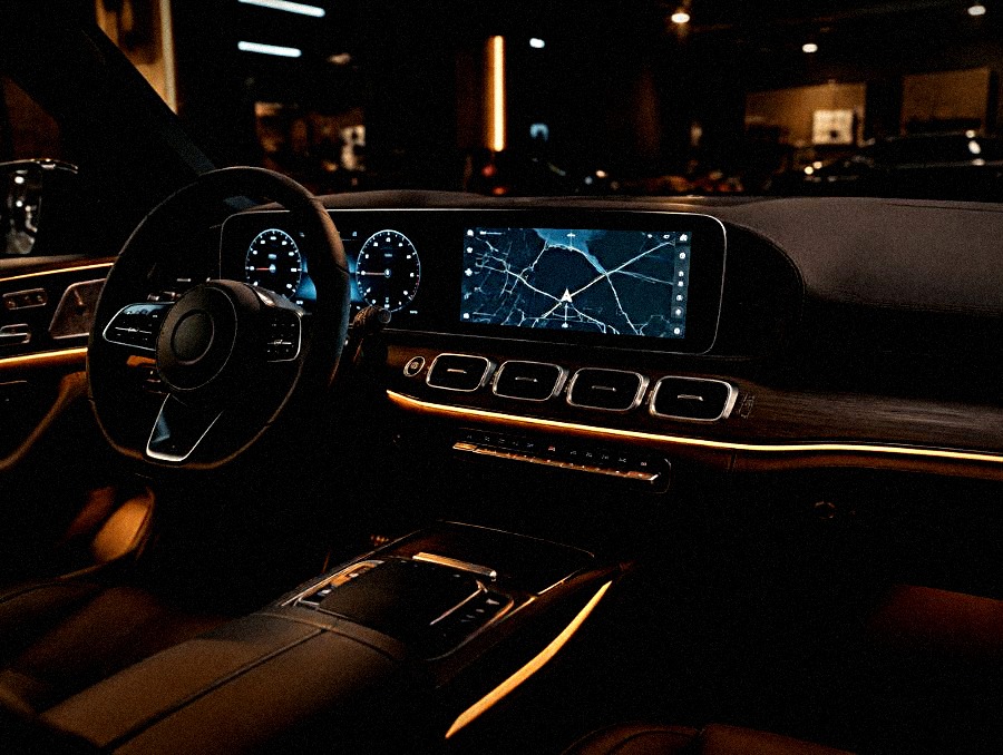 Mercedes-Benz GLE · навигационный блок Air Touch 9