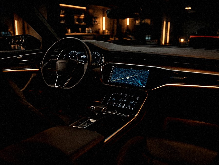Audi A6 · навигационный блок Air Touch 9