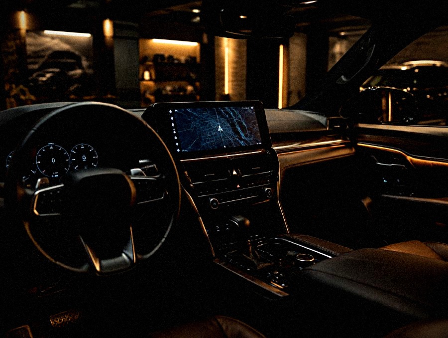 Lexus LX 450d · навигационный блок Air Touch 9